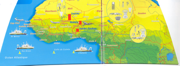 Le dispositif de mesures durant la période d'observation intensive de la campagne AMMA, été 2006 - Source : Magazine Atmosphériques Météo-France