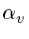 $\alpha_v$